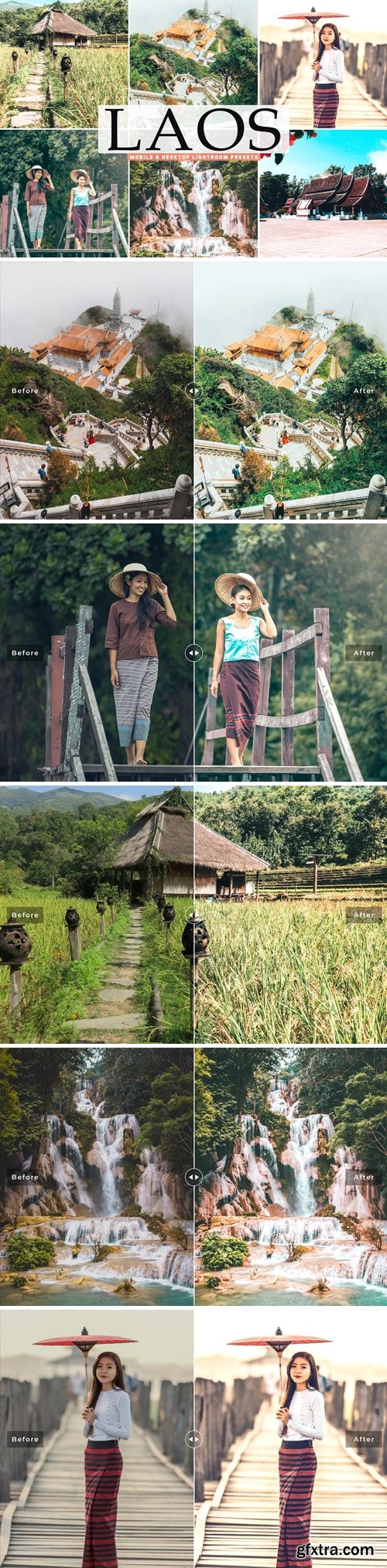 Laos Mobile & Desktop Lightroom Presets