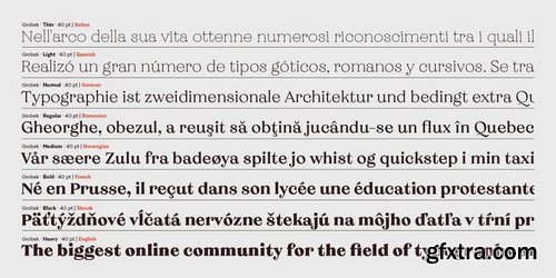 Grobek Font Family