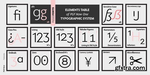 PGF Now Font Family