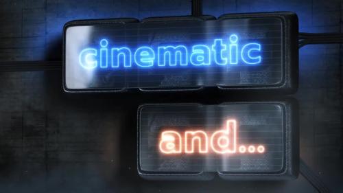 MotionArray - 3D Cinematic Neon Opener V4 - 839870