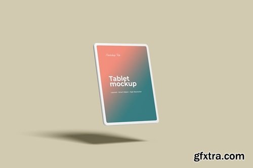 Flying Tablet Mockup