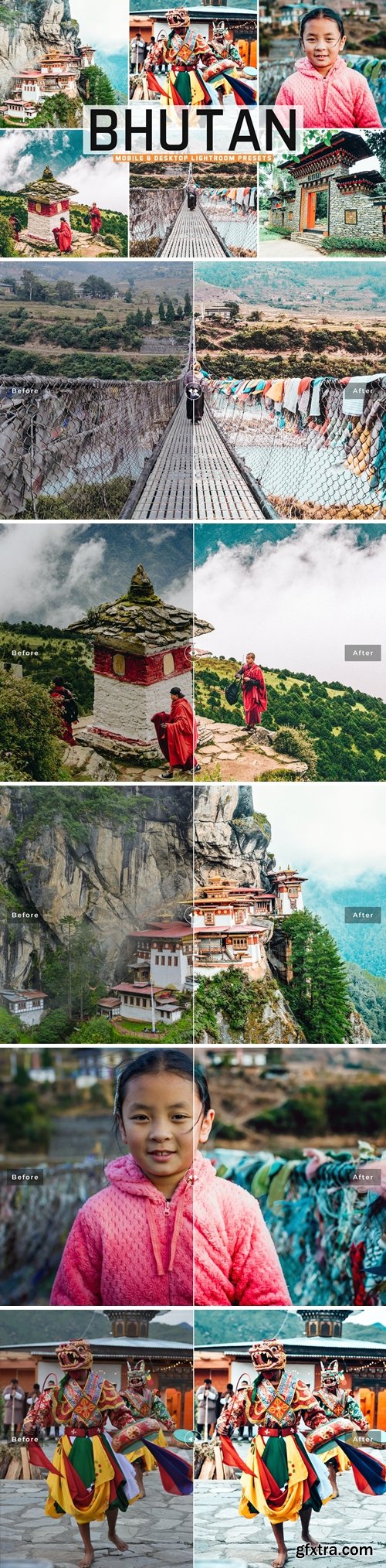 Bhutan Mobile & Desktop Lightroom Presets