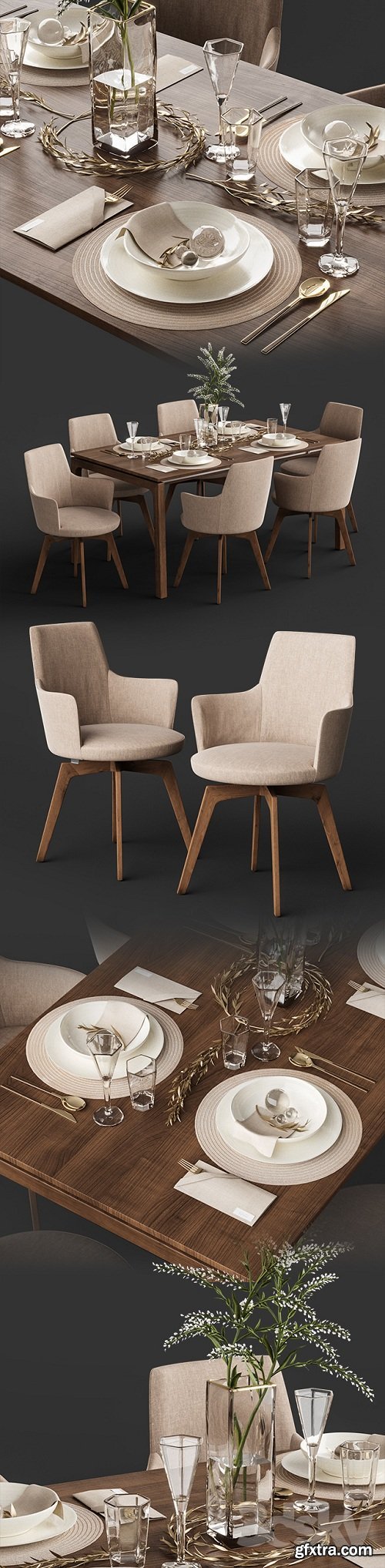 Venjakob Alexia Chair with Dining Table ET388