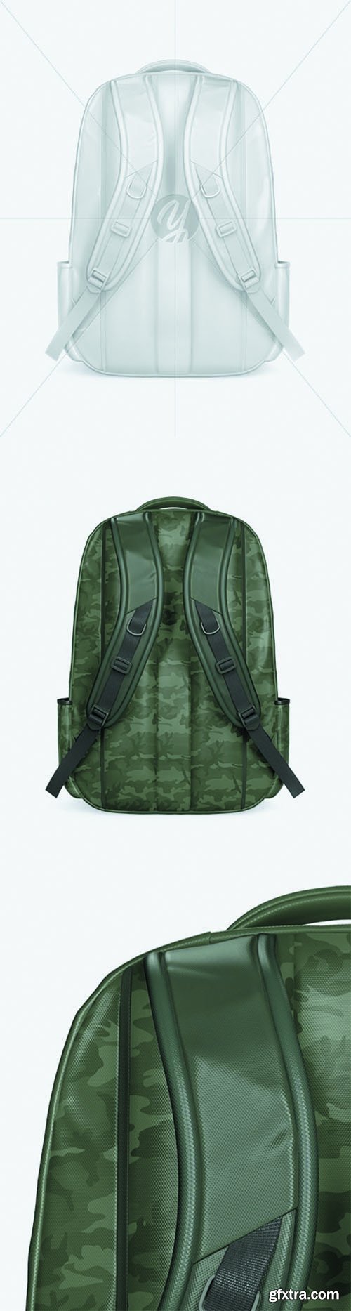 Backpack Mockup - Back View 62732