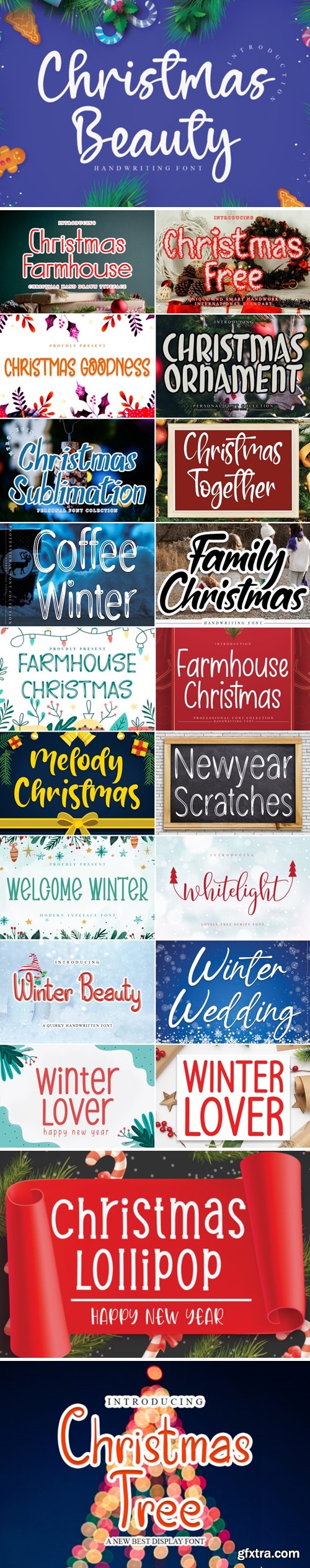 Christmas Font Bundle