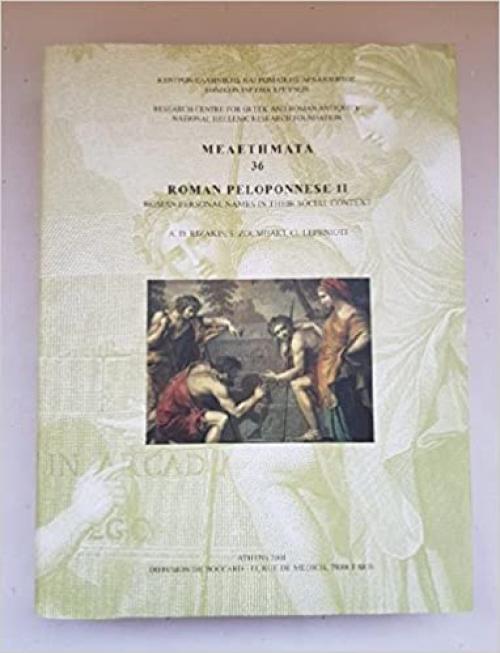  Roman onomastics in the Greek East: Social and political aspects (Meletēmata) 