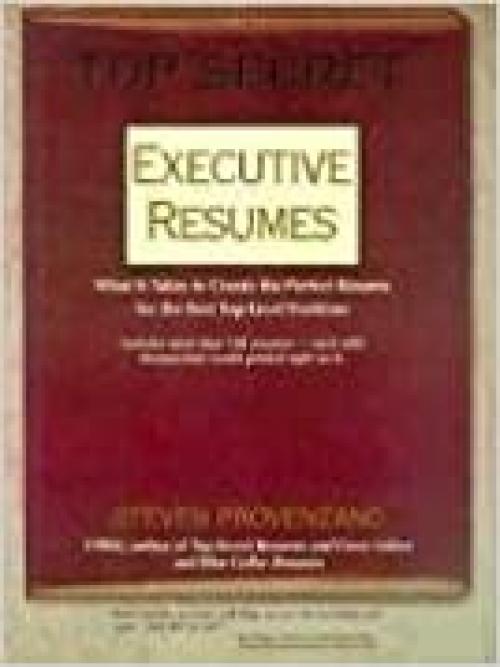  Top Secret Executive Resumes 