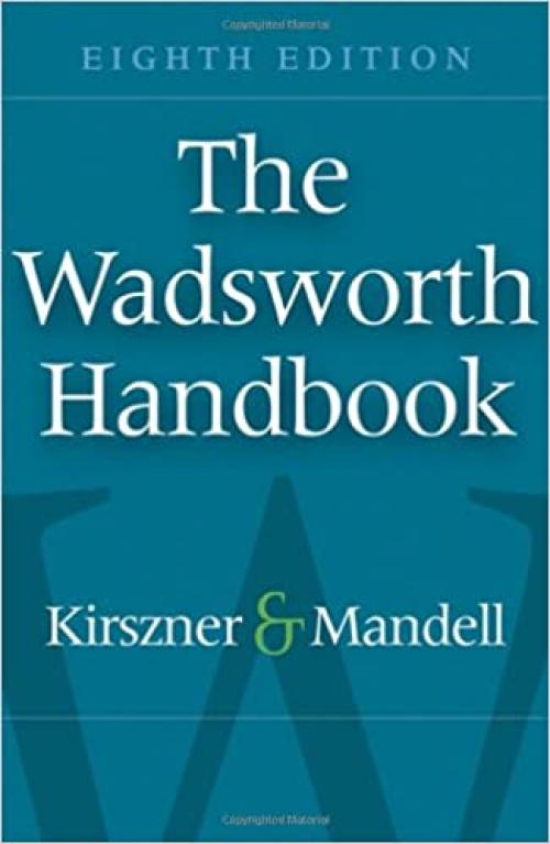  The Wadsworth Handbook (Available Titles CengageNOW) 