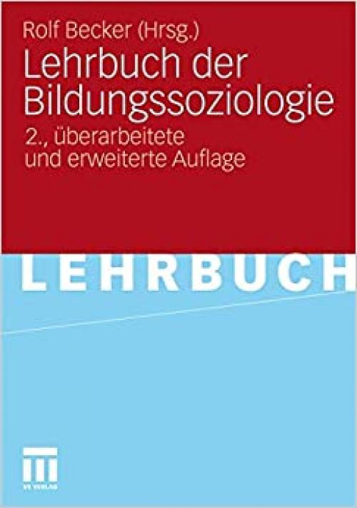  Lehrbuch der Bildungssoziologie (German Edition) 