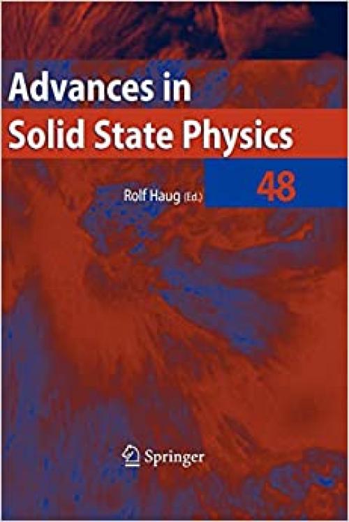  Advances in Solid State Physics 48 