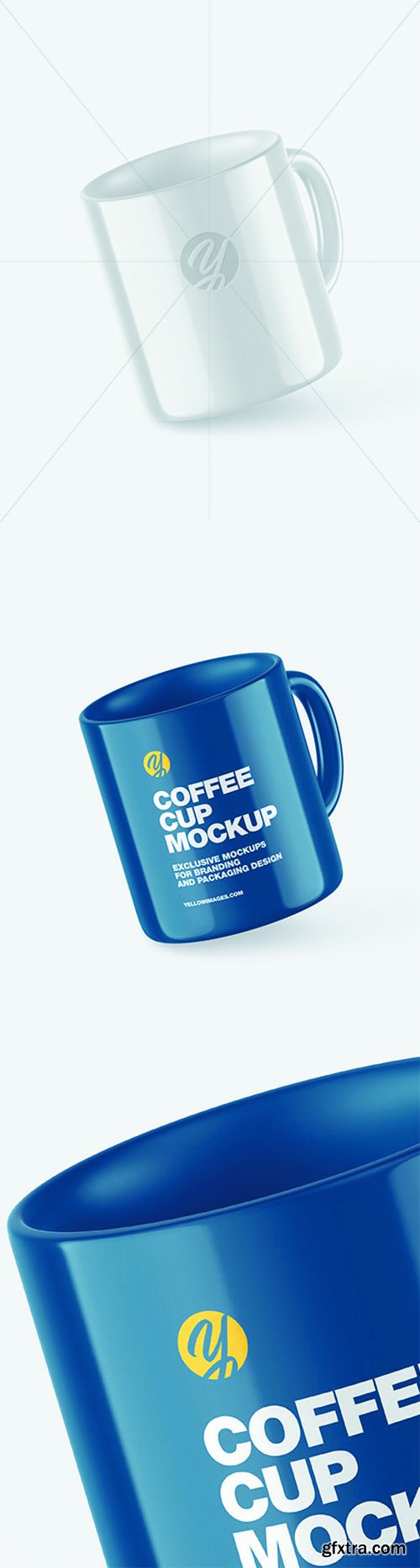 Glossy Coffee Cup Mockup 68869