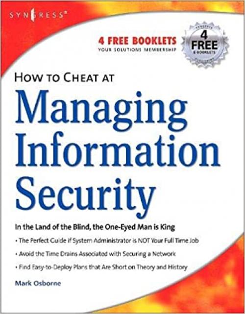  How to Cheat at Managing Information Security 