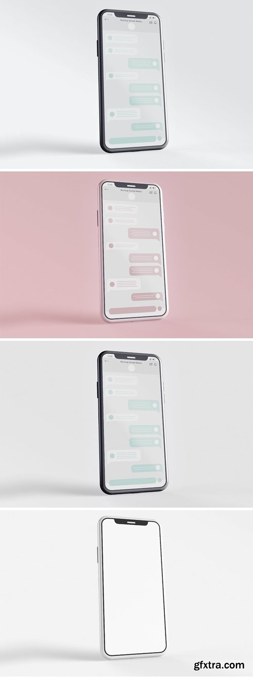 Smartphone with Screen Mockup