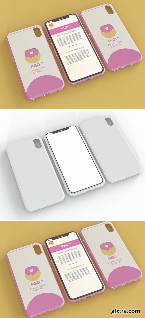 Smartphones Cases Mockup