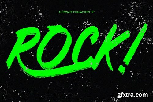 Grunges Grunge Brush Font