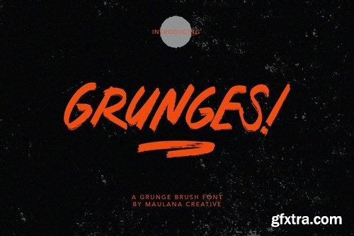 Grunges Grunge Brush Font