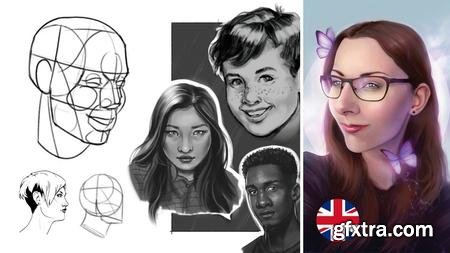 Digital Portrait Drawing for Beginners and Advanced Students