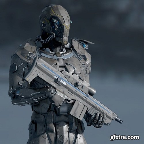 Character Robot Soldier