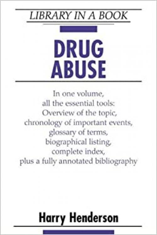  Drug Abuse (Library in a Book) 