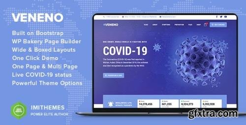 ThemeForest - Veneno v1.4 - Coronavirus Information WordPress Theme - 26636397