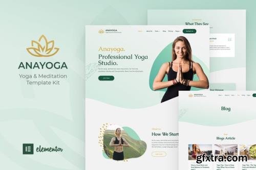 ThemeForest - Anayoga v1.0.0 - Yoga Teacher & Studio Elementor Template Kit - 29360654