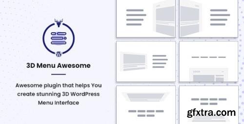 CodeCanyon - Stunning 3D Off Canvas Menu WordPress Plugin - 3D Menu Awesome v1.0.2 - 28878874