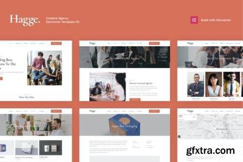 ThemeForest - Hagge v1.0 - Creative Portfolio Elementor Template Kit - 29176938