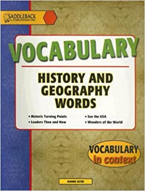  Vocabulary: History and Geography Words (Vocabulary in Context) 