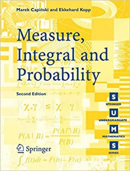  Measure, Integral and Probability 