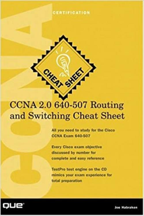  CCNA 2.0 640-507 Routing and Switching Cheat Sheet 