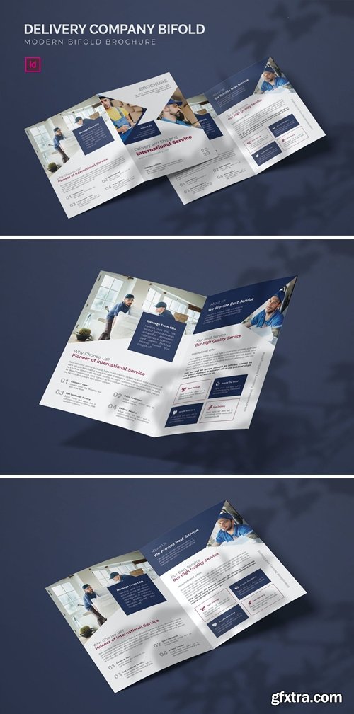 Delivery Company - Bifold Brochure