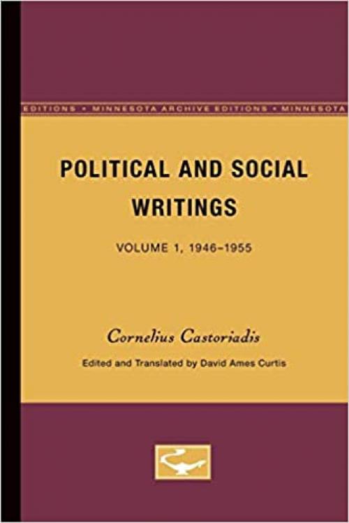  Political and Social Writings: Volume 1, 1946-1955 