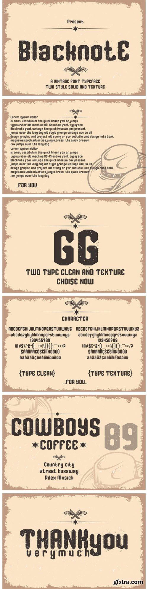 Blacknote Font