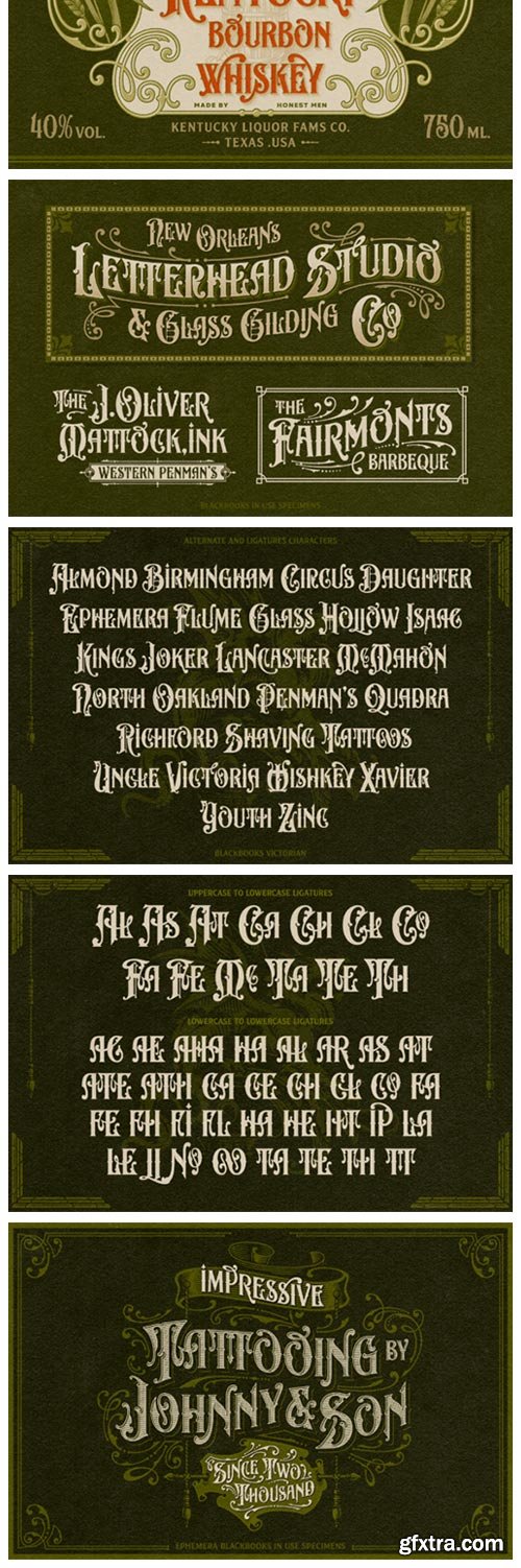 Black Books Victorian Font