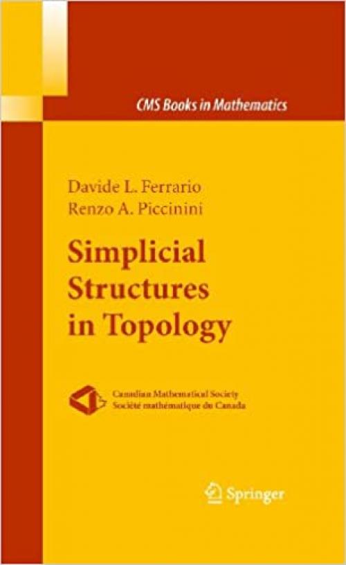  Simplicial Structures in Topology (CMS Books in Mathematics) 