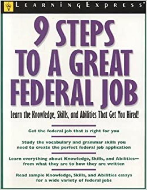  9 Steps To A Great Federal Job 