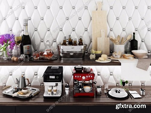 Kitchen Accessories 04 3d Model