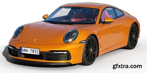 Porsche 911 Carrera S 2019 3d Model