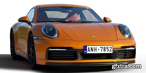 Porsche 911 Carrera S 2019 3d Model