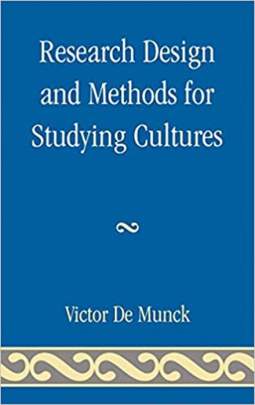  Research Design and Methods for Studying Cultures 