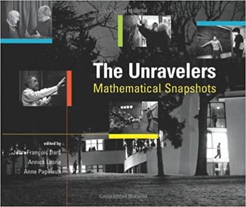  The Unravelers: Mathematical Snapshots 