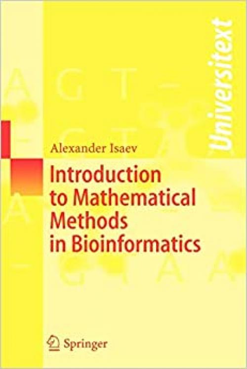  Introduction to Mathematical Methods in Bioinformatics (Universitext) 