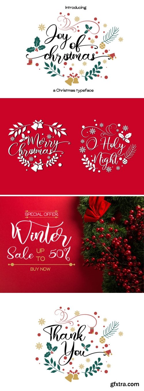 Joy of Christmas Font