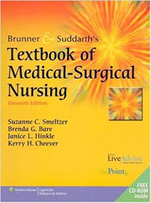  Brunner and Suddarth's Textbook of Medical-Surgical Nursing, 11th Edition (2 Volumes in 1) 