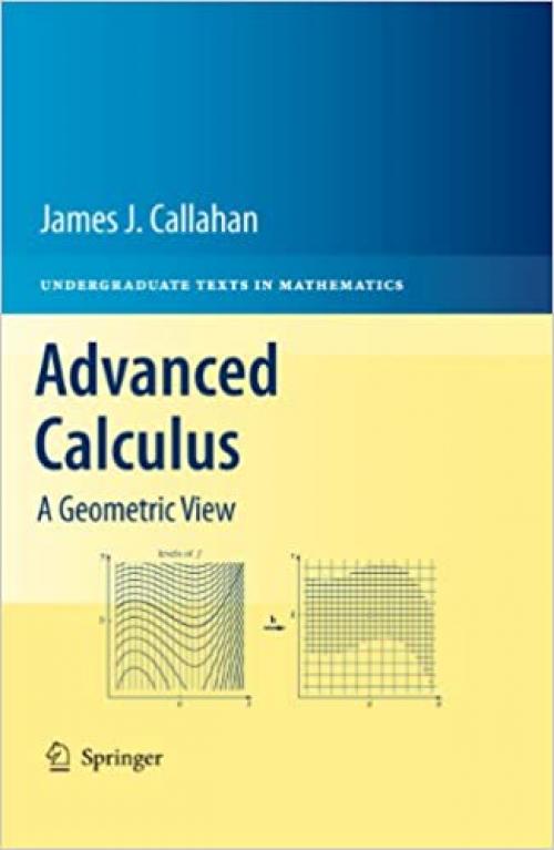  Advanced Calculus: A Geometric View (Undergraduate Texts in Mathematics) 