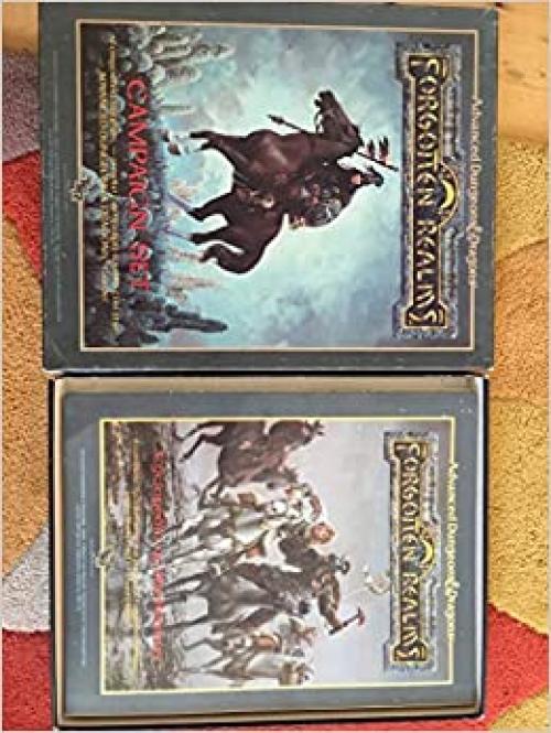  The Forgotten Realms Campaign Set (AD&D Fantasy Roleplaying, 2books + 4maps + HexGrid) 