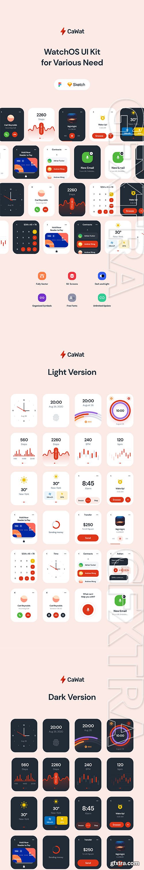 CaWat WatchOS UI Kit