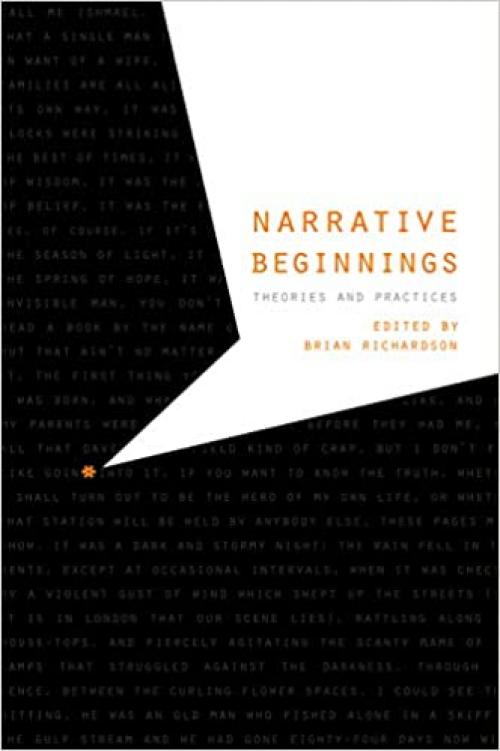  Narrative Beginnings: Theories and Practices (Frontiers of Narrative) 