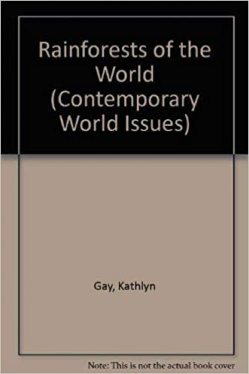  Rainforests of the World: A Reference Handbook (Contemporary World Issues) 