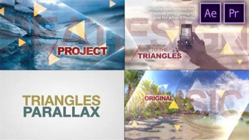 Videohive - Triangles World of Parallax